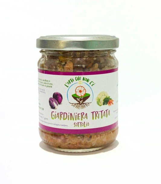 Giardiniera tritata sott'olio 180gr