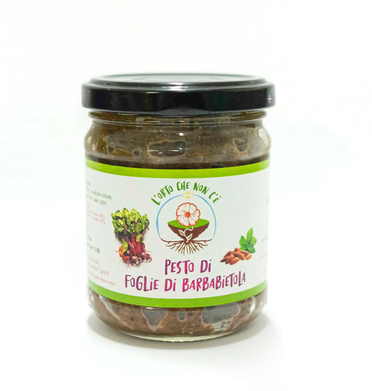 pesto di foglie di barbabietola 190gr
