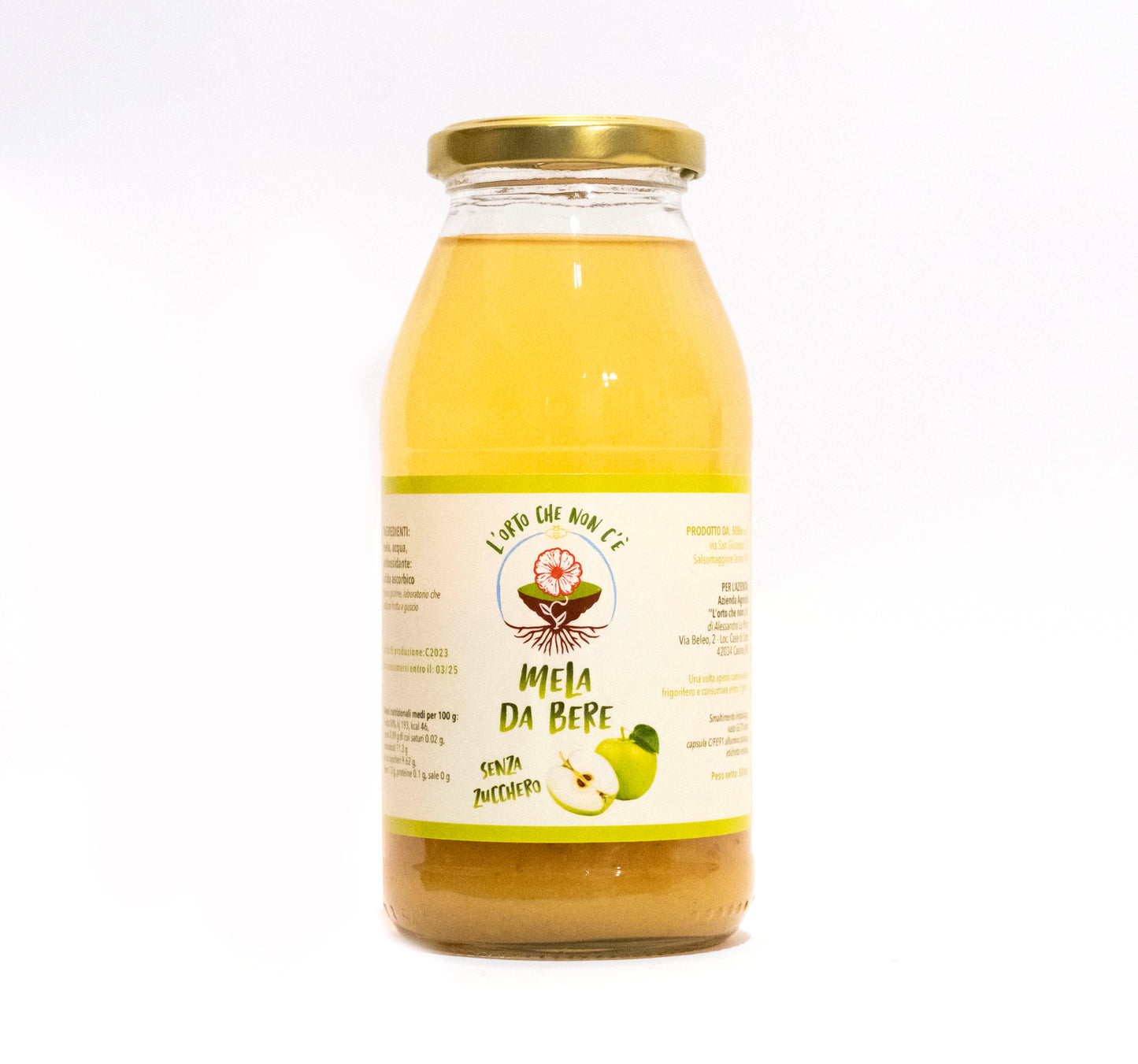 mela da bere senza zucchero 500ml