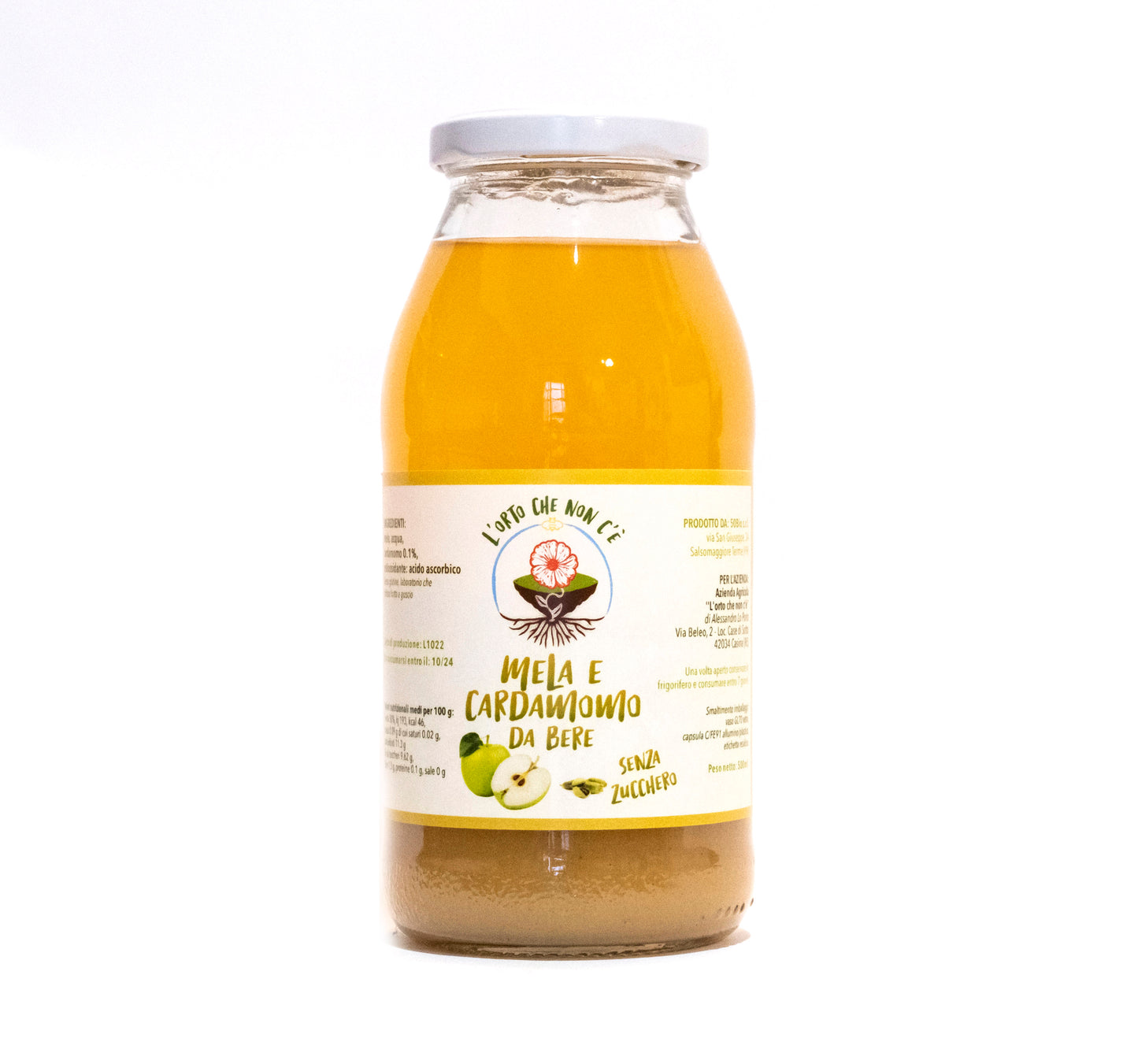 bevanda: mela e cardamomo da bere senza zucchero 500ml