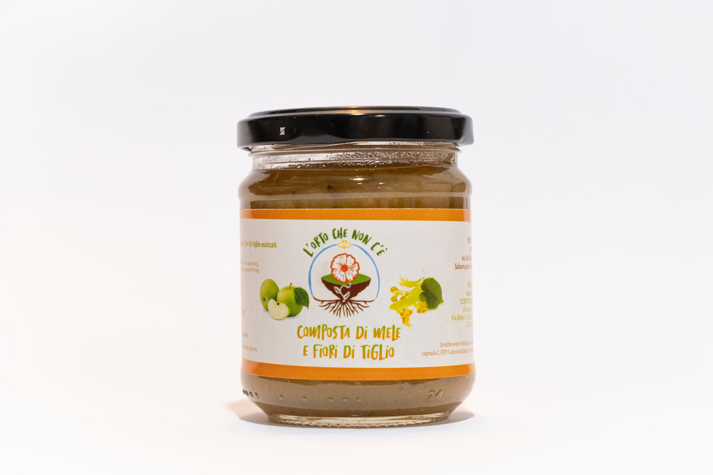 composta di mele e fiori di tiglio 200gr